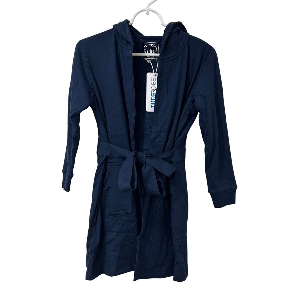Dude Robe NWT Kids Youth Size 5-9 Years Navy Blue Bath Robe Weekend Blend Terry